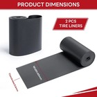 YunSCM 26x4.0 Inch Rim Strip Tape Fat Tire Liner PVC Inner Tube 26X4.0
