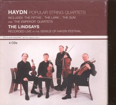 CDRSB407 Lindsays Haydn - Popular String Quartets CD set UK Sanctuary Classics