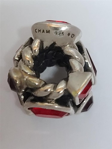Chamilia MARQUIS Multi-RED Swarovski Crystals & Sterling Bead JC-2F $70 New!! - Picture 6 of 10