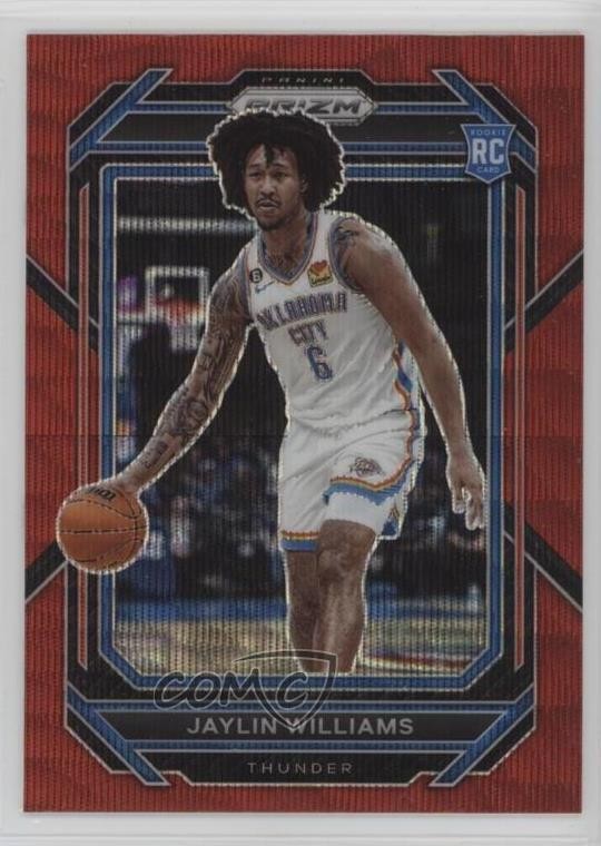 2022-23 Panini Prizm Ruby Wave Prizm Jaylin Williams #247 12yh
