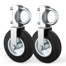 2 Pack Gate Wheel for Metal Swing Gate with 1-5/8" Thru 2" Gate Frames Heavy-