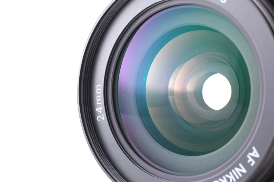 w/ Hood 【 Top Mint 】 Nikon AF Nikkor 24mm f/2.8 Wide Angle Prime Lens From JAPAN - Image 2 of 4