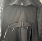 Vintage Burberry black wool trench coat in perfect condition. — photo 4