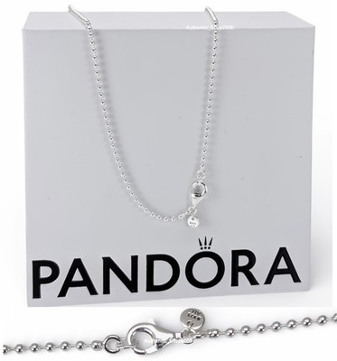 NEW 100% Authentic PANDORA 925 Sterling Silver Ball Chain Necklace 394452C00