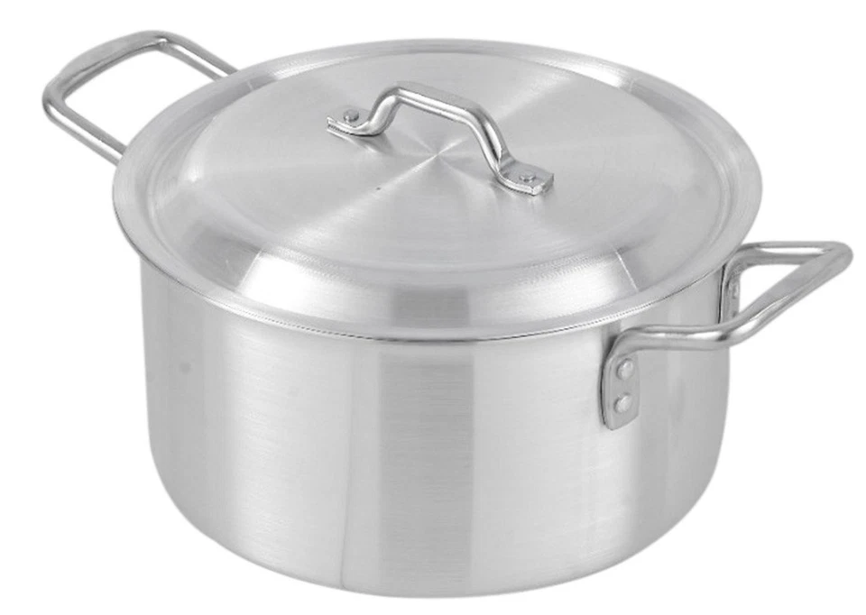 LENAK Utensilios de cocina olla de sopa de stock profundo cacerola cocina guiso catering aluminio