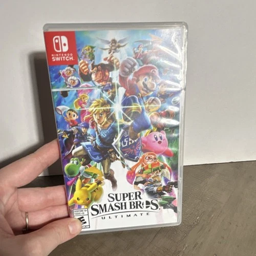 Nintendo Super Smash Bros. Ultimate (Nintendo Switch, 2018) Case & Cartridge