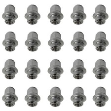 20 Radmuttern Flachbund M12x1,5 37mm chrom für KIA Amanti Carnival III Carnival
