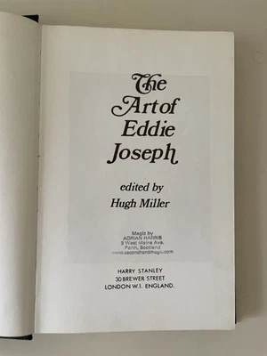THE ART OF EDDIE JOSEPH ed by Hugh Miller - Image 1 of 4