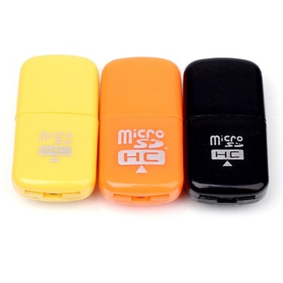 High quality mini usb 2.0 card reader tf card adapter plug and play adapter LD$g