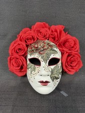 Day of the Dead Mask Full Face Mask Dia de los Muertos Masquerade Mardi Gras
