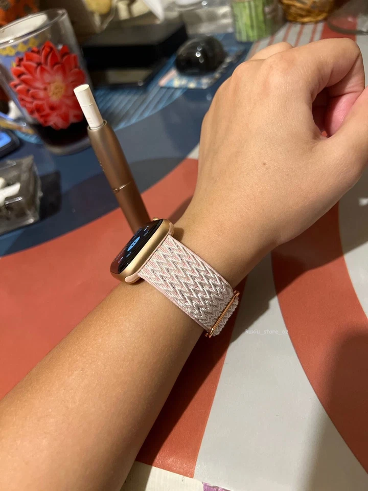 For Samsung Galaxy Watch3 4 5 6 7 FE 40/44mm 46 Active2 Braided Sport Band Strap - Image 4 of 4