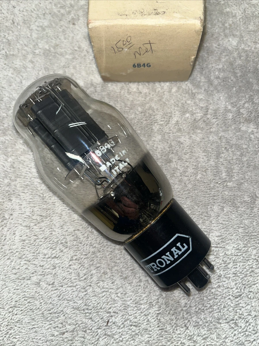 Best Sylvana Par) 6B4G Sylvana NOS 1940's same buld (92ma and 95ma) - Tube World Express