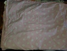 Pottery Barn Kids "Mini White Flowers" Twin Flat Sheet