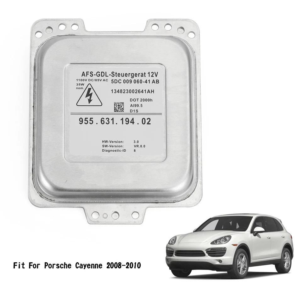 Xenon HID Ballast Control Unit Module 955-631-194-02 For Porsche Cayenne 08-2010 - image 2 of 4