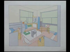 BERNARD BIJVOET - JOHANNES DUIKER, MODERNIST BEDROOM  - 1929 - POCHOIR