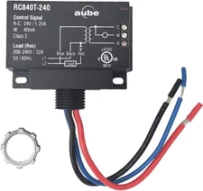 Aube Technologies RC840T-240 On/Off Switching Electric Heating Relay with Built-