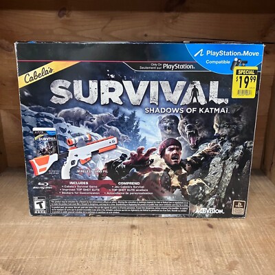 Cabela's Survival: Shadows of Katmai Sony PlayStation 3, 2011 PS3 BRAND NEW