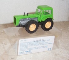 SES / Dieseltraktor D 4 K -  mit Dach Giftgrün  - 1:87 Topmodell - selten - RAR
