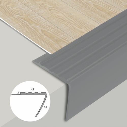 Stufenkantenprofil Treppenkantenprofil ️45x42 Kantenschutz Winkelprofil Michigan - Bild 4 von 20