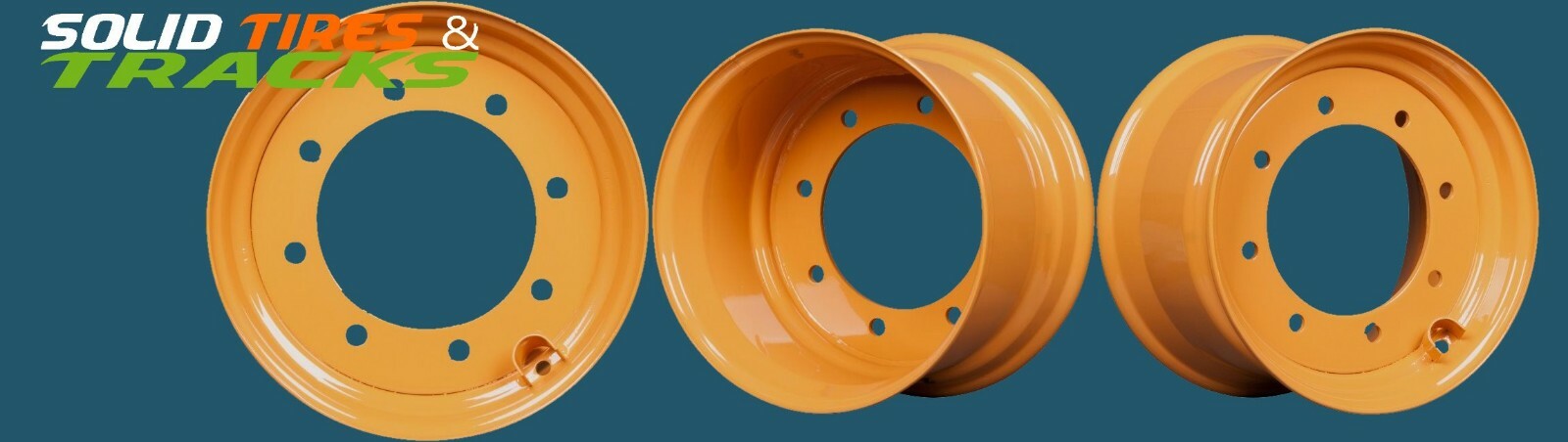 16.5X9.75 12x16.5 Wheels/Rims (4) for Case 580M/Super/L/SM 4X4 Backhoe ...