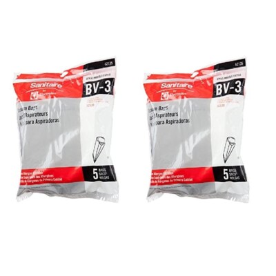 10 Fits For Eureka Fits For Sanitaire 62135, 62135-10 Style BV3 Back Pack Paper