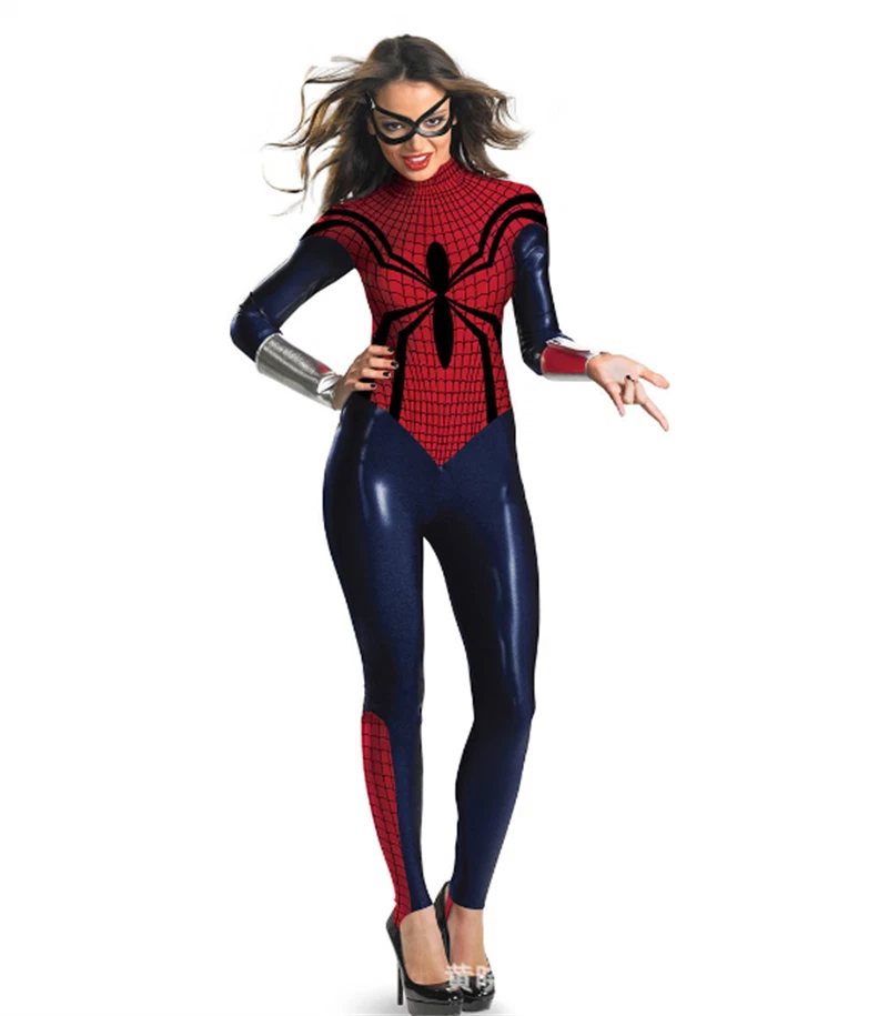 The Amazing Spider-Man Cosplay Jumpsuits Bodysuit Halloween Party Costumes Suit - Image 3 of 3