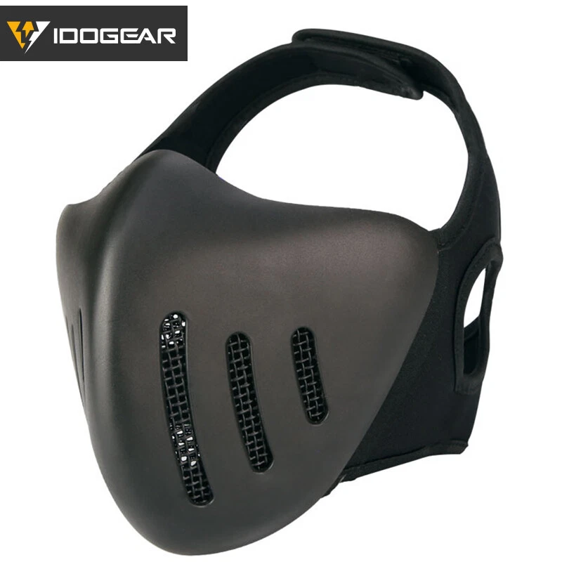 IDOGEAR Tactical Half Face Mask Mesh Airsoft Mask TPU Hunting Mask Camo Airsoft
Opens in a new windo