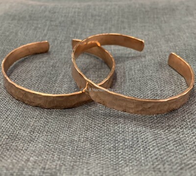 Hand Forged 100% Pure Copper Bracelet. Solid Copper Arthritis Relief Bracelet.
