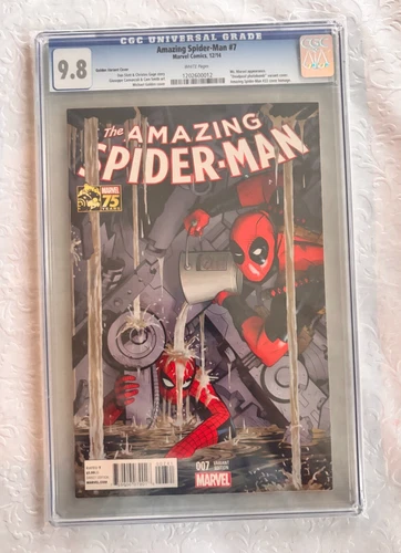 Amazing Spider-Man #7 CGC 9.8 2014 Golden Variant Cover