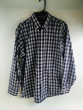 Chaps Shirt Men's Size 16.5 34/35 Multicolor Plaid Classic Button Down