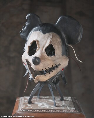 Mickey Dead Mouse Mask Horror Art Killer Halloween Leatherface Jason Chainsaw