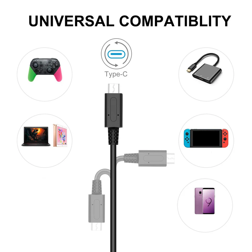 Charger for Nintendo Switch / Switch Lite / Switch OLED Home USB-C Power Supply - Image 3 of 4