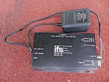 IFS INTERNATIONAL FIBER SYSTEMS VT1500 VIDEO TRANSMITTER/DATA RECEIVER & CHARGER