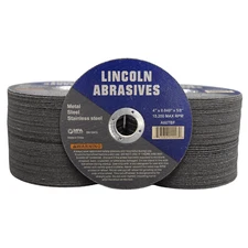 100 Pack 4" X .040" X 5/8" Cut-off Wheels Cutting Discs Stainless Steel & Metal