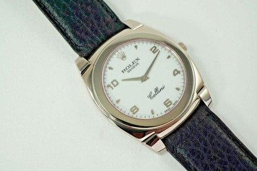 Rolex 5330 CELLINI 18K oro bianco, meccanico carica automatica, Scatola \u0026  LIBRETTI Date 2001 | eBay