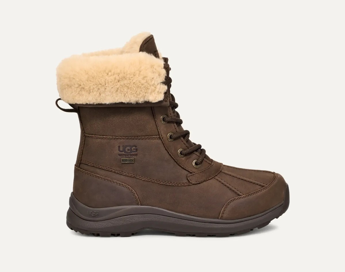 UGG Women Adirondack III Distressed Burnt Waterproof Winter Boots