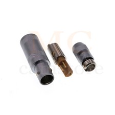 M12S Type FFA ERA 1S 3pin Waterproof Plug With Stepped Insert Circular Connector