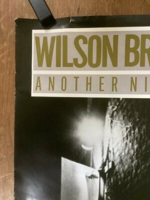 WILSON BROS / Another Night 1979 Japan Original Promo Poster