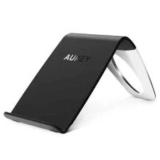 Aukey LC-C1 10W Wireless Fast Charging Stand w/ 3 High Performance Coils NEW