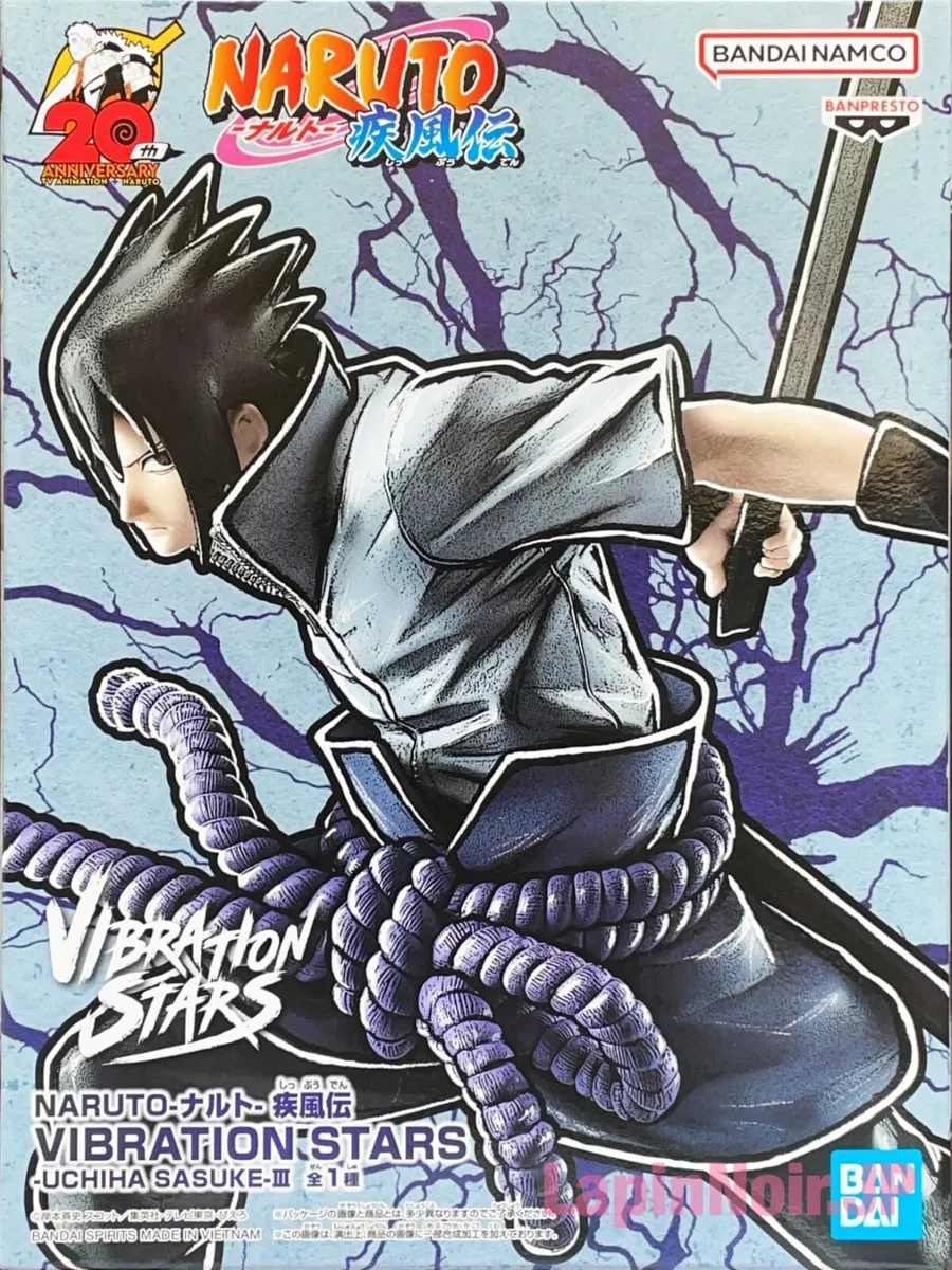 Figura Naruto - Sasuke Uchiha Vibration Stars Bandai