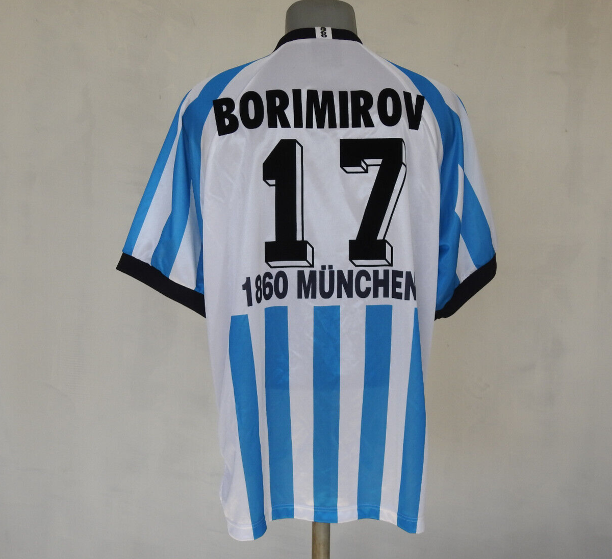 1860 Munich 1995 Home Jersey #17 Borimirov Nike Blue Shirt Size XL