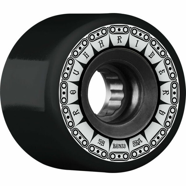 BONES Skateboard Wheels Rough Riders Tank All Terrain Black 59mm 80a