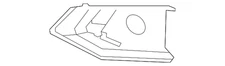 Genuine Audi Outer Grille 8W0-807-681-AK-3Q7