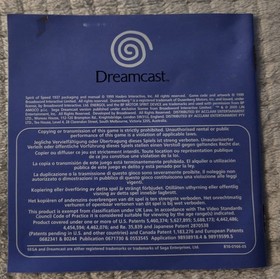 Sega Dreamcast Spirit Of Speed 1937 - PAL - Complete With Manual