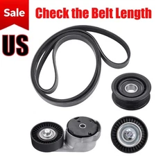Drive Idler Pulley Serpentine Belt Tensioner Kit For Dodge Ram For Jeep 3.6L
