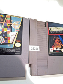2 videogiochi retr&ograve; Nintendo family NES Chessmaster & Pictionary 26295 wt11