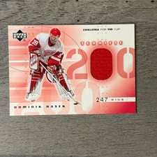 2002 Upper Deck Dominik Hasek Game-Used Jersey Patch