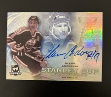 2009-10 Upper Deck The Cup Stanley Cup Signatures  Glenn Anderson Auto /50