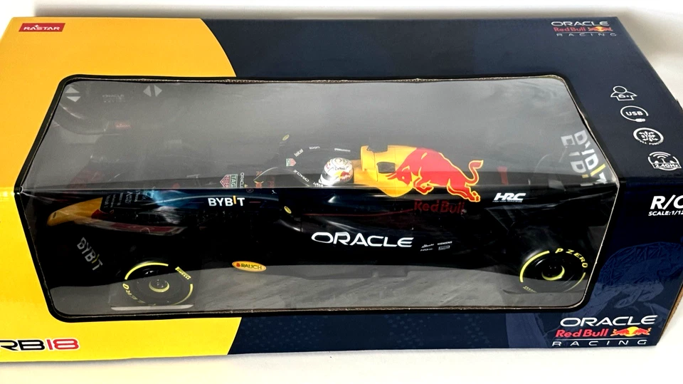 NIB: Rastar 1:12 R/C - Oracle Red Bull RB18 Formula 1 Racing Car Model - Image 2 of 4