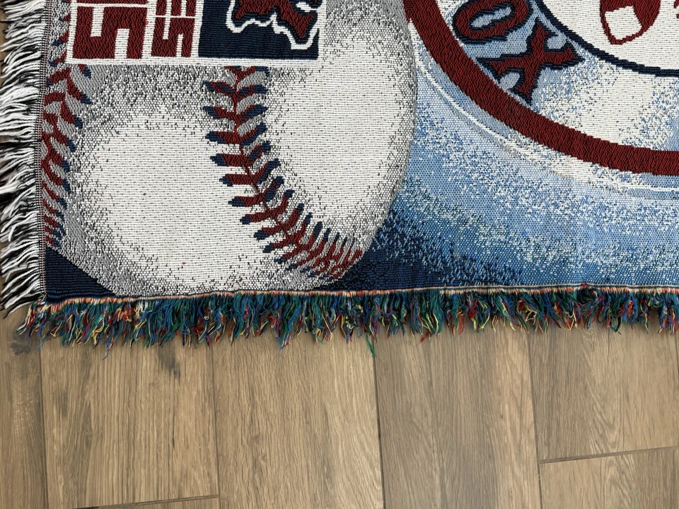 Boston Red Sox 2007 Series Champions MLB Tapestry Woven Throw Blanket - Image 4 of 4